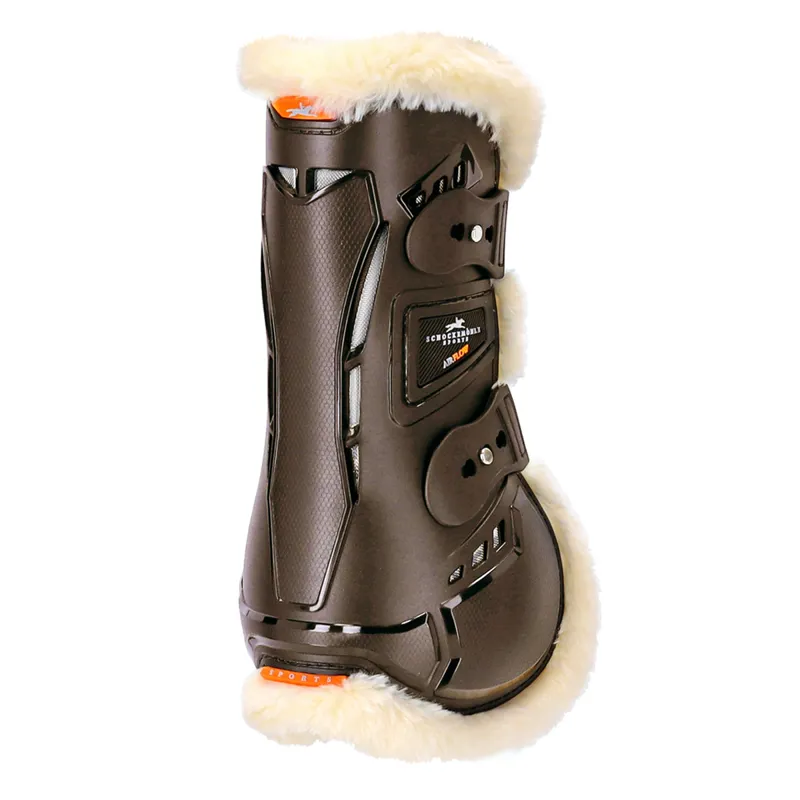 Schockemohle Air Flow Champion Fur Tendon Boots - Brown